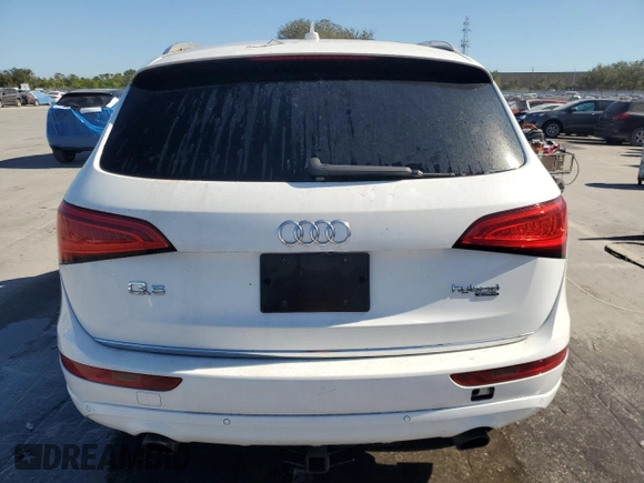 2015 Audi Q5 Hybrid Prestige with VIN WA1C8AFP5FA014053, listed as a Copart auction lot 82100654 with Not provided miles and Salvage title. Bid and sale history available at DreamBid. Image 6.