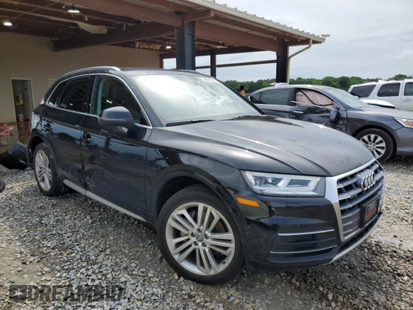 2019 Audi Q5 Premium Plus with VIN WA1BNAFYXK2046742, listed as a Copart auction lot 53631855 with 86,357 mi miles and Salvage title. Bid and sale history available at DreamBid. Image 4.