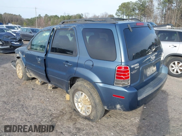 2006 Mercury Mariner Luxury z VIN 4M2CU57186DJ07953, wystawiony jako IAAI lot #41756840 z przebiegiem 163 988 mil mil oraz . Historia ofert i sprzedaży dostępna na DreamBid. Obrazek 3.