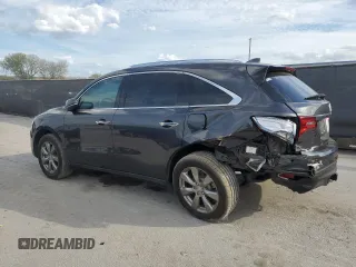 2014 Acura MDX Advance with VIN 5FRYD3H80EB012241, listed as a Copart auction lot 46045765 with 88,888 mi miles and Salvage title. Bid and sale history available at DreamBid. Image 2.