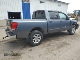 2014 Nissan Titan S with VIN 1N6AA0ECXEN515423, listed as a Copart auction lot 47934505 with 208,900 mi miles and Salvage Title. Bid and sale history available at DreamBid. Image 3.