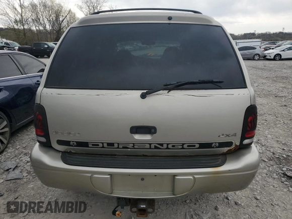 2001 Dodge Durango with VIN 1B4HS28Z71F564624, listed as a Copart auction lot 51614775 with 170,847 mi miles and Clean title. Bid and sale history available at DreamBid. Image 6.