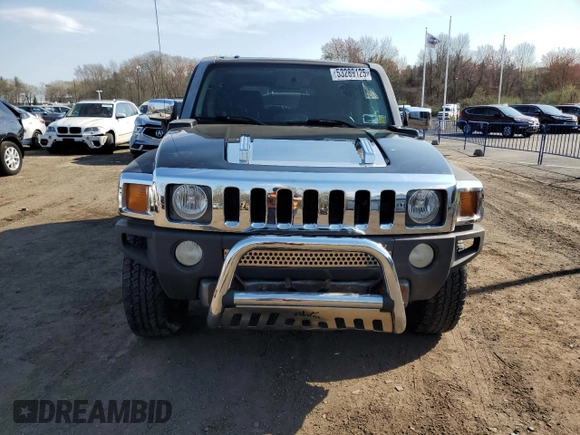 2007 Hummer H3 SUV z VIN 5GTDN13E678195221, wystawiony jako Copart lot #53289125 z przebiegiem 91 209 mil mil oraz Tytuł czysty. Historia ofert i sprzedaży dostępna na DreamBid. Obrazek 5.