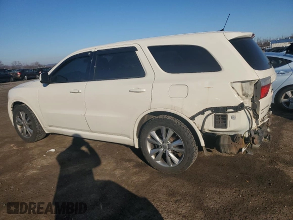 2011 Dodge Durango Heat with VIN 1D4RE3GG7BC706173, listed as a Copart auction lot 46599075 with 206,711 mi miles and Salvage Title. Bid and sale history available at carsss.com. Image 2.