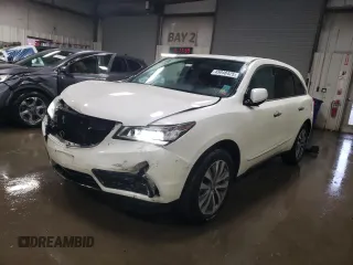 2016 Acura MDX w/Tech with VIN 5FRYD4H40GB039168, listed as a Copart auction lot 45948425 with 120,611 mi miles and Salvage Title. Bid and sale history available at carsss.com. Image 1.