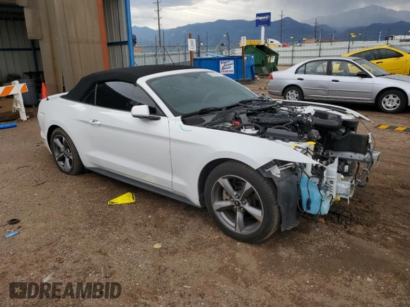 2017 Ford Mustang V6 with VIN 1FATP8EMXH5302662, listed as a Copart auction lot 59054385 with 58,720 mi miles and Salvage title. Bid and sale history available at DreamBid. Image 4.