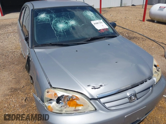 2003 Honda Civic LX with VIN 1HGES16563L003837, listed as a IAAI auction lot 41887191 with Not Provided miles and . Bid and sale history available at DreamBid. Image 12.