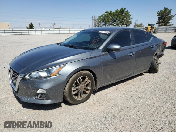 2020 Nissan Altima S with VIN 1N4BL4BVXLC173050, listed as a Copart auction lot 55618255 with 61,390 mi miles and Salvage title. Bid and sale history available at DreamBid. Image 1.