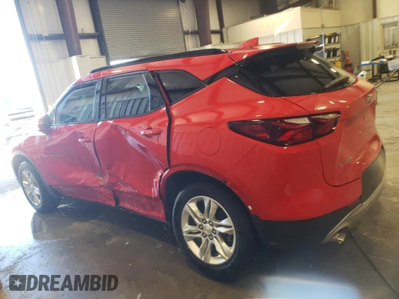 2021 Chevrolet Blazer LT with VIN 3GNKBCR45MS543425, listed as a Copart auction lot 57605055 with 46,125 mi miles and Clean title. Bid and sale history available at DreamBid. Image 2.