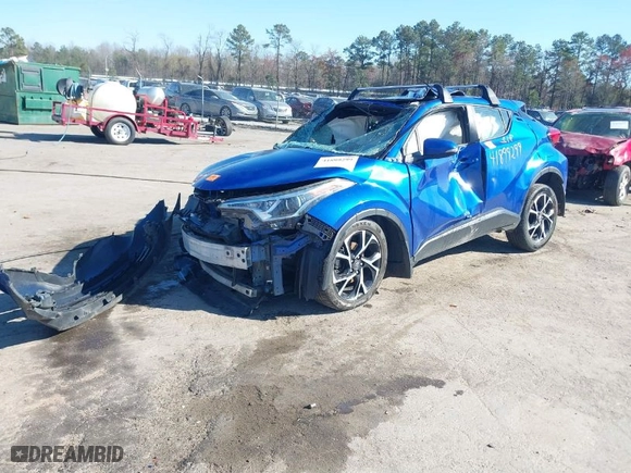 2018 Toyota C-HR XLE with VIN NMTKHMBX4JR042767, listed as a IAAI auction lot 41899299 with 1 mi miles. Bid and sale history available at carsss.com. Image 2.