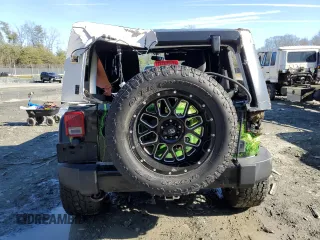 2018 Jeep Wrangler JK Unlimited Altitude with VIN 1C4BJWEG5JL863388, listed as a Copart auction lot 47398105 with 91,364 mi miles and Salvage Title. Bid and sale history available at carsss.com. Image 6.