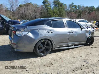 2022 Nissan Sentra SR with VIN 3N1AB8DV2NY229556, listed as a Copart auction lot 50306535 with 47,121 mi miles and Salvage Title. Bid and sale history available at carsss.com. Image 3.