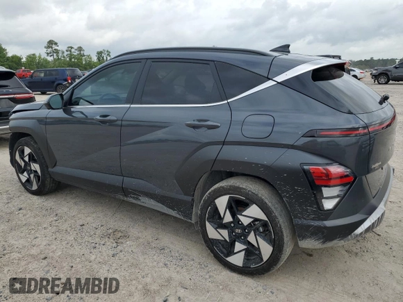 2024 Hyundai Kona Limited with VIN KM8HE3A34RU027329, listed as a Copart auction lot 54631665 with 23,632 mi miles and Salvage Title. Bid and sale history available at carsss.com. Image 2.