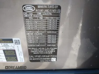2024 Land Rover Range Rover Sport SE with VIN SAL1P9EU9RA417200, listed as a IAAI auction lot 41419407 with 7,577 mi miles. Bid and sale history available at carsss.com. Image 9.