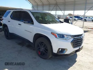 2018 Chevrolet Traverse Premier with VIN 1GNERKKW9JJ251384, listed as a IAAI auction lot 41753693 with 159,702 mi miles. Bid and sale history available at carsss.com. Image 1.