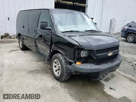 2013 Chevrolet Express Cargo with VIN 1GCSGAFX0D1161799, listed as a Copart auction lot 53079035 with 190,408 mi miles and Salvage Title. Bid and sale history available at DreamBid. Image 14.