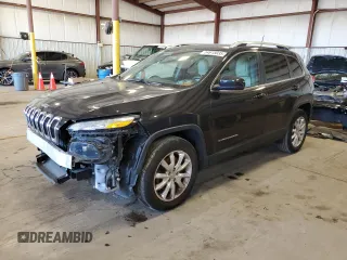 2016 Jeep Cherokee Limited with VIN 1C4PJMDS7GW142139, listed as a Copart auction lot 54915035 with 85,036 mi miles and Salvage Title. Bid and sale history available at DreamBid. Image 1.