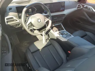 2025 BMW 4 Series 430i with VIN WBA33DB02SCT34117, listed as a Copart auction lot 44116355 with 7,687 mi miles and Clean Title. Bid and sale history available at carsss.com. Image 8.