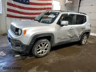2017 Jeep Renegade Altitude with VIN ZACCJBBB6HPF49292, listed as a Copart auction lot 44018565 with 40,619 mi miles and Salvage Title. Bid and sale history available at carsss.com. Image 1.