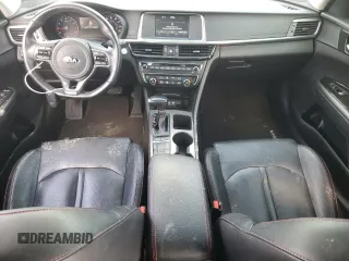 2018 Kia Optima SX with VIN 5XXGW4L21JG232074, listed as a Copart auction lot 63069175 with 53,982 mi miles and Salvage title. Bid and sale history available at DreamBid. Image 8.
