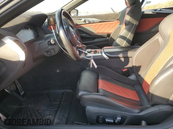 2023 BMW M8 Competition with VIN WBSDZ0C00PCL89792, listed as a Copart auction lot 88735965 with 22,068 mi miles and Salvage Title. Bid and sale history available at carsss.com. Image 7.