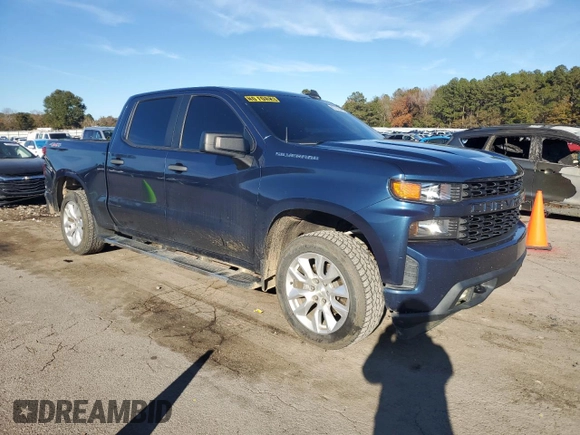 2019 Chevrolet Silverado 1500 Custom with VIN 1GCUYBEF2KZ181703, listed as a Copart auction lot 83764894 with 114,948 mi miles and Salvage Title. Bid and sale history available at DreamBid. Image 4.