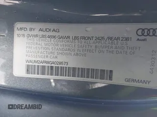 2016 Audi A5 Premium Plus z VIN WAUM2AFR8GA028573, wystawiony jako IAAI lot #40973203 z przebiegiem 72 463 mil mil oraz . Historia ofert i sprzedaży dostępna na DreamBid. Obrazek 9.