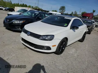 2013 Volkswagen Eos Komfort with VIN WVWBW8AH4DV001851, listed as a Copart auction lot 52132944 with 81,948 mi miles and Salvage Title. Bid and sale history available at DreamBid. Image 1.