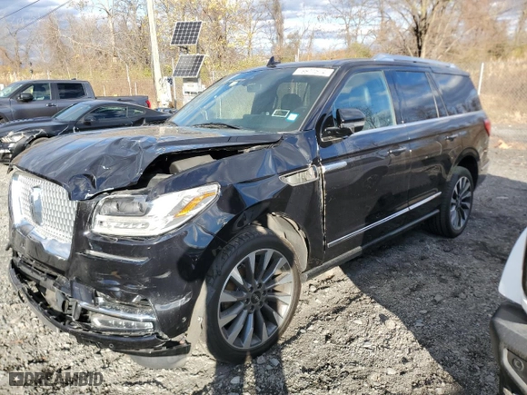 2021 Lincoln Navigator Reserve with VIN 5LMJJ2LT6MEL00842, listed as a Copart auction lot 42021285 with 63,506 mi miles and Salvage Title. Bid and sale history available at carsss.com. Image 1.