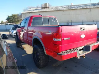 2006 Ford F-150 XLT with VIN 1FTPX14566NA05124, listed as a IAAI auction lot 41751548 with 195,665 mi miles. Bid and sale history available at carsss.com. Image 3.