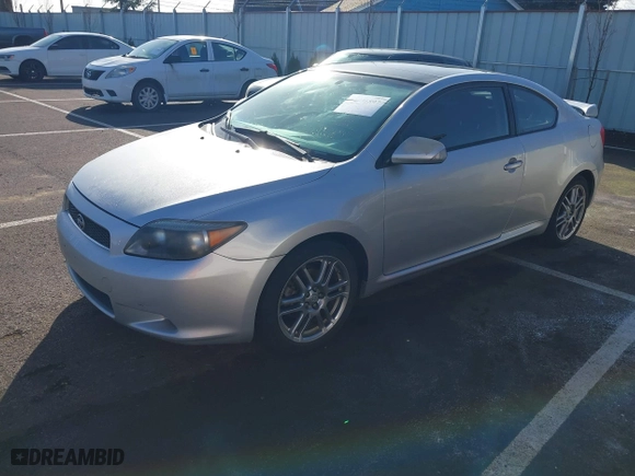2007 Scion tC Spec with VIN JTKDE177170174822, listed as a IAAI auction lot 41736897 with 203,467 mi miles. Bid and sale history available at carsss.com. Image 2.