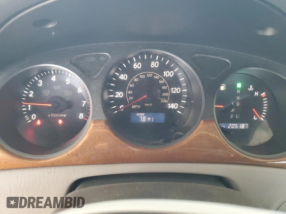 2005 Lexus ES 350 with VIN JTHBA30G755089952, listed as a Copart auction lot 55904995 with 205,187 mi miles and Clean Title. Bid and sale history available at DreamBid. Image 9.