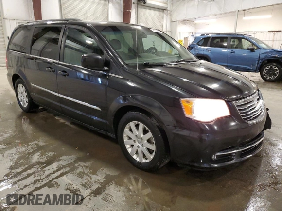 2014 Chrysler Town & Country Touring with VIN 2C4RC1BG1ER158083, listed as a Copart auction lot 52201225 with 188,430 mi miles and Salvage Title. Bid and sale history available at carsss.com. Image 4.