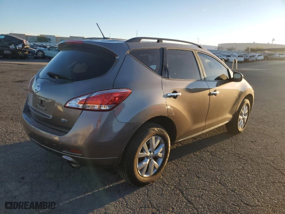 2013 Nissan Murano SV with VIN JN8AZ1MU2DW204982, listed as a Copart auction lot 87325414 with 159,215 mi miles and Salvage Title. Bid and sale history available at carsss.com. Image 3.