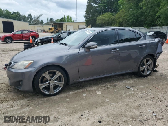 2012 Lexus IS 250 with VIN JTHBF5C2XC5166405, listed as a Copart auction lot 58847595 with 179,947 mi miles and Salvage title. Bid and sale history available at DreamBid. Image 1.