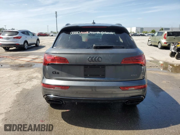 2024 Audi Q5 S line Premium Plus with VIN WA1EAAFYXR2119594, listed as a Copart auction lot 53053945 with 6,966 mi miles and Non repairable. Bid and sale history available at DreamBid. Image 6.