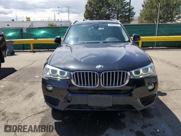 2016 BMW X3 xDrive28i z VIN 5UXWX9C54G0D81378, wystawiony jako Copart lot #54954125 z przebiegiem 83 478 mil mil oraz Szkoda całkowita • Salvage title. Historia ofert i sprzedaży dostępna na DreamBid. Obrazek 5.