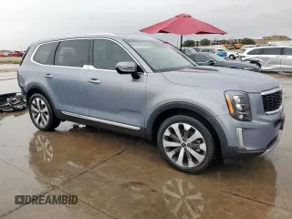 2022 Kia Telluride EX with VIN 5XYP34HC7NG243155, listed as a Copart auction lot 55508125 with 55,033 mi miles and Salvage title. Bid and sale history available at DreamBid. Image 4.