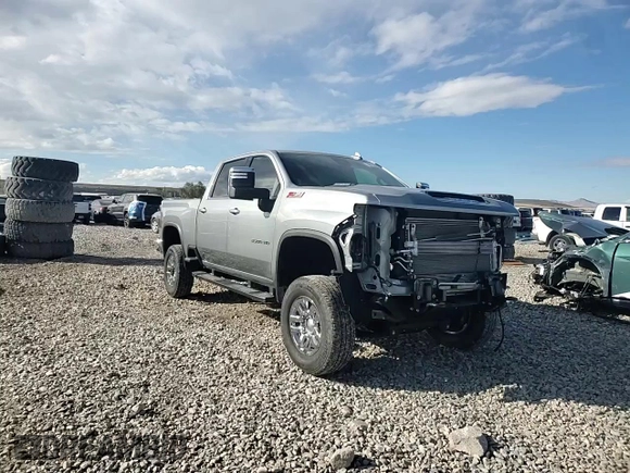 2024 Chevrolet Silverado 3500HD LTZ with VIN 2GC4YUEY0R1220465, listed as a Copart auction lot 78517494 with 10,507 mi miles and Salvage Title. Bid and sale history available at carsss.com. Image 14.