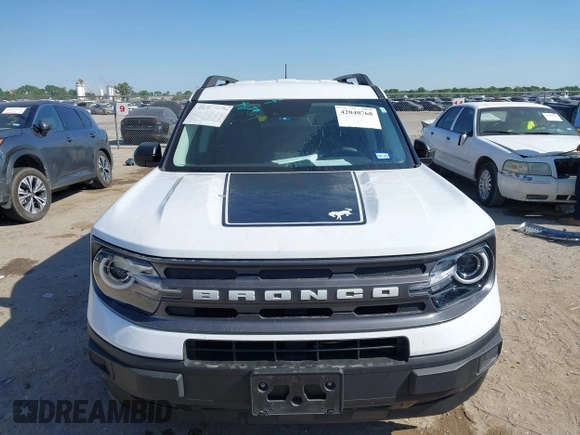 2023 Ford Bronco Sport Big Bend with VIN 3FMCR9B67PRE22247, listed as a IAAI auction lot 42040768 with 21,511 mi miles and . Bid and sale history available at DreamBid. Image 12.