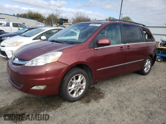 2006 Toyota Sienna XLE with VIN 5TDZA22C26S518673, listed as a Copart auction lot 50806375 with 159,107 mi miles and Salvage Title. Bid and sale history available at carsss.com. Image 1.