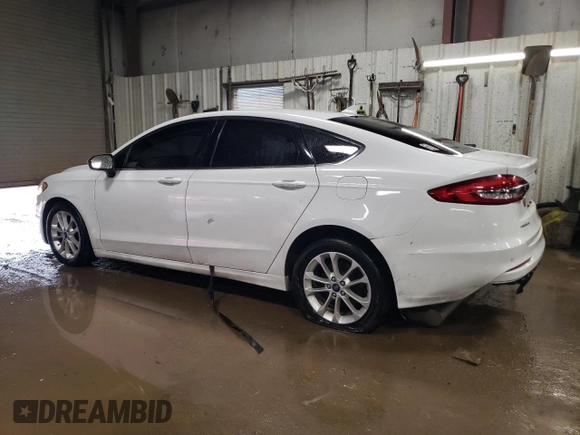 2019 Ford Fusion SE with VIN 3FA6P0HD9KR128968, listed as a Copart auction lot 51579275 with 74,656 mi miles and Salvage Title. Bid and sale history available at carsss.com. Image 2.