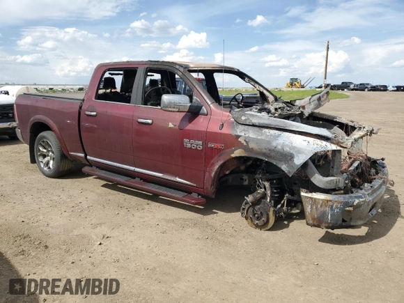 2018 Ram 1500 Longhorn with VIN 1C6RR7WM2JS228479, listed as a Copart auction lot 58588905 with Not provided miles and Non repairable. Bid and sale history available at DreamBid. Image 4.