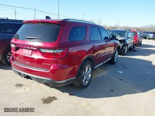 2014 Dodge Durango Limited with VIN 1C4RDJDG0EC563435, listed as a IAAI auction lot 41790657 with 93,110 mi miles. Bid and sale history available at carsss.com. Image 4.