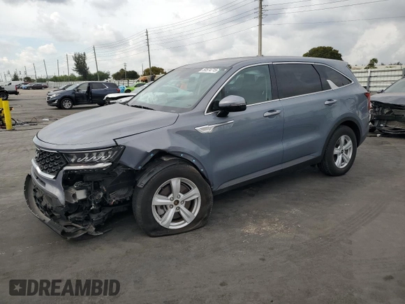 2023 Kia Sorento LX with VIN 5XYRG4LC1PG165642, listed as a Copart auction lot 50574715 with 50,803 mi miles and Non Repairable. Bid and sale history available at carsss.com. Image 1.