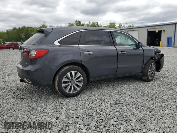 2014 Acura MDX Technology with VIN 5FRYD4H43EB004234, listed as a Copart auction lot 57724425 with 213,956 mi miles and Clean title. Bid and sale history available at DreamBid. Image 3.