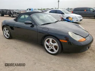2002 Porsche Boxster S with VIN WP0CB29862U662253, listed as a Copart auction lot 63684845 with 115,500 mi miles and Salvage title. Bid and sale history available at DreamBid. Image 4.