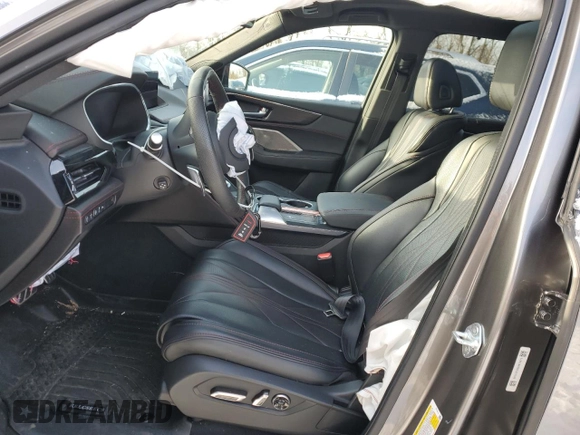 2024 Acura MDX Type S w/Advance Package with VIN 5J8YD8H89RL001385, listed as a Copart auction lot 89081245 with 15,591 mi miles and Salvage Title. Bid and sale history available at carsss.com. Image 7.