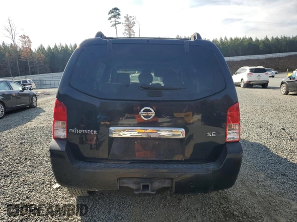 2007 Nissan Pathfinder SE with VIN 5N1AR18W87C644181, listed as a Copart auction lot 82794994 with 0 mi miles and Salvage Title. Bid and sale history available at carsss.com. Image 6.