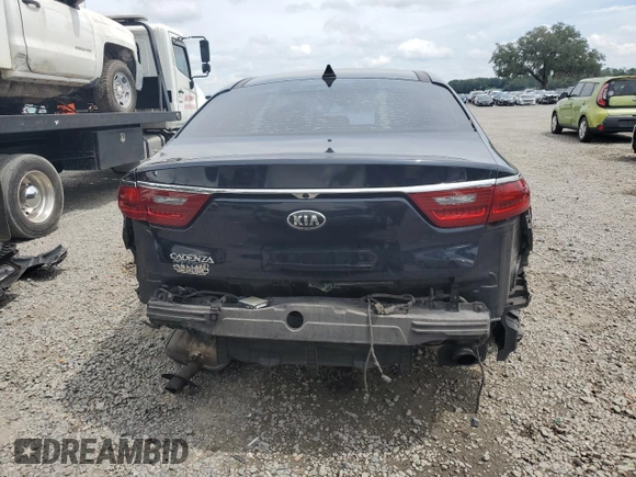2017 Kia Cadenza Technology with VIN KNALC4J1XH5083340, listed as a Copart auction lot 71454514 with 133,901 mi miles and Salvage Title. Bid and sale history available at carsss.com. Image 6.